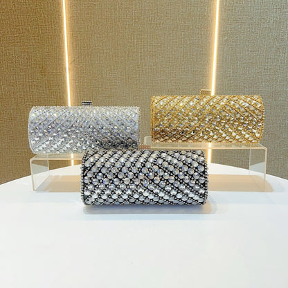 Glitzernde kristallbesetzte Abend-Clutch