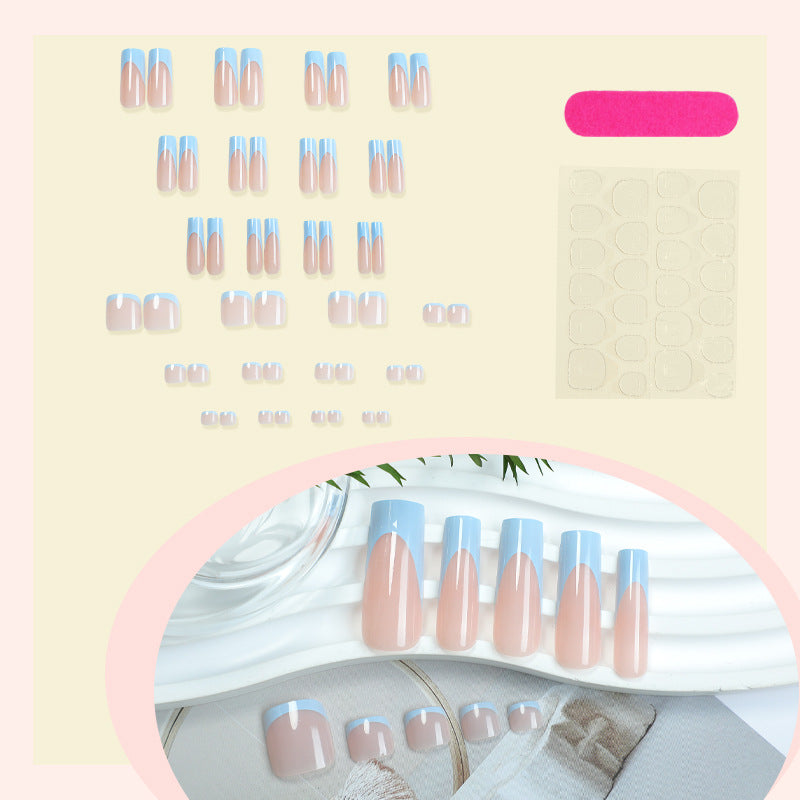 Kreatives Press-On Nail Set Brehn