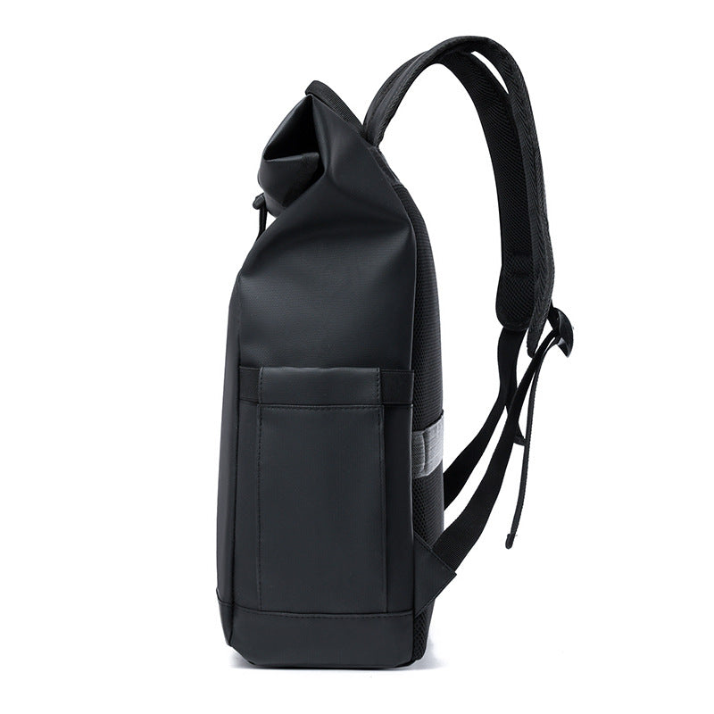 Wasserdichter strukturierter Roll-Top Rucksack Brehn