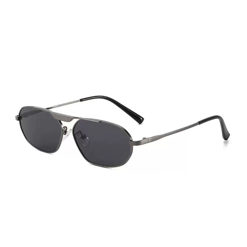 Damen modische Sonnenbrille im eleganten Polygon-Design Brehn