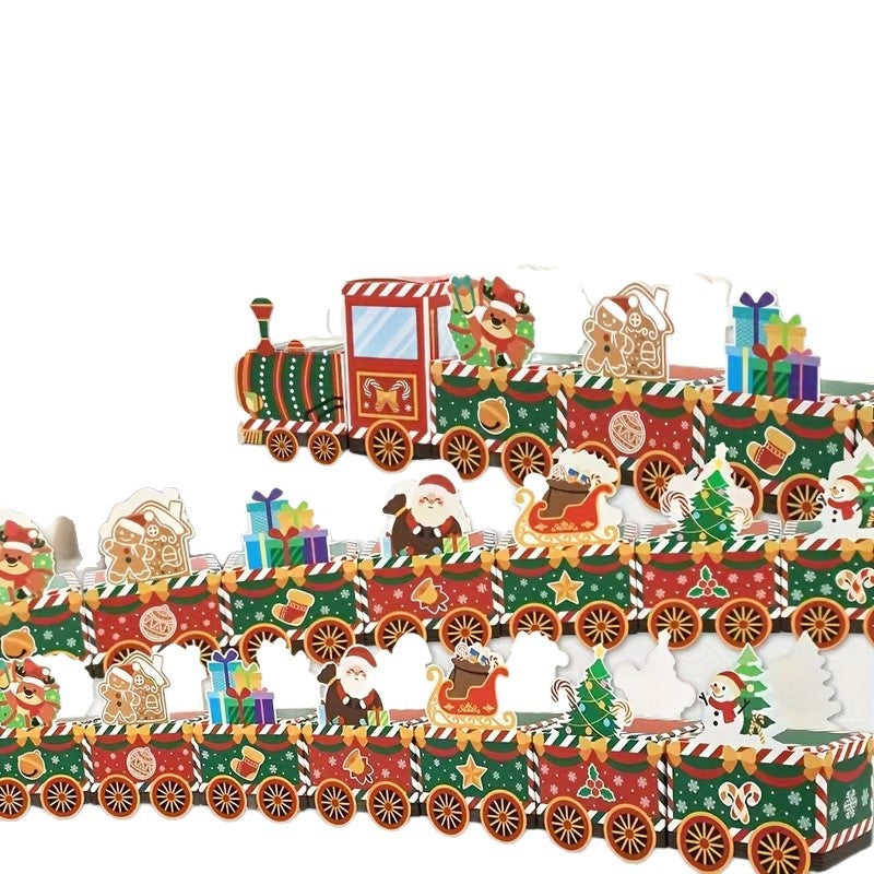 Weihnachtlicher Dekorationszug
