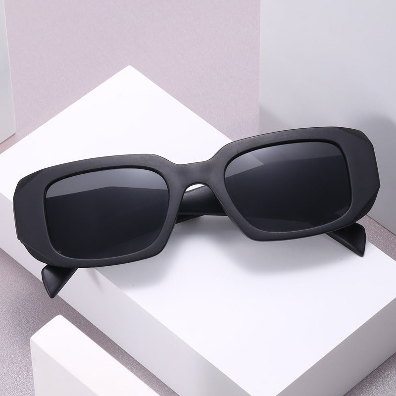 Damen modische oversized Sonnenbrille im angesagten Rechteck-Design Brehn