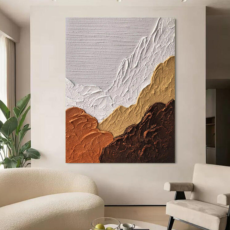 Dekorative abstrakte strukturierte Wandkunst