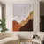 Texturiertes 3D-Berglandschaft-Wandkunst