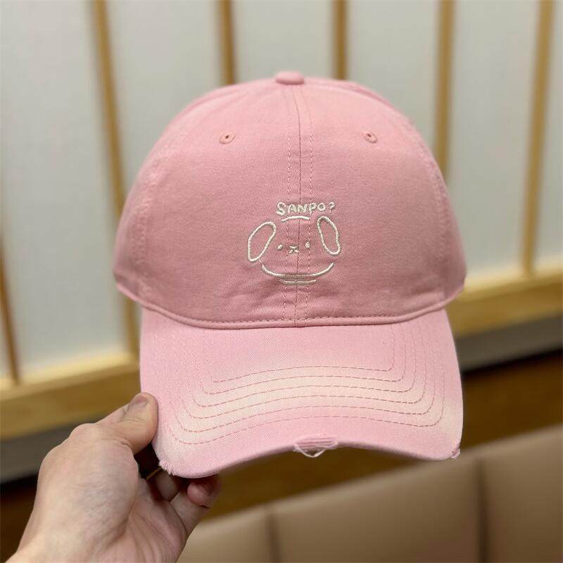 Damen Freizeit Charakter-Stickerei Baseball-Cap Brehn
