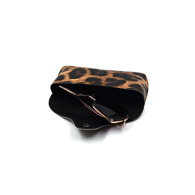 Stylische Leopard Druck Brillenetui Brehn