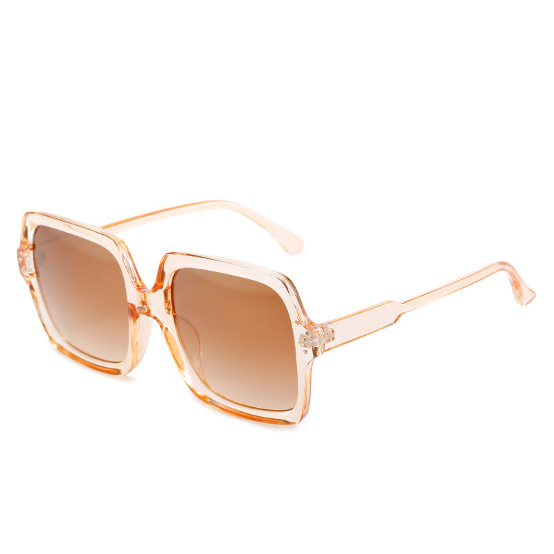 Damen quadratische modische Sonnenbrille mit polarisierten Gläsern Brehn