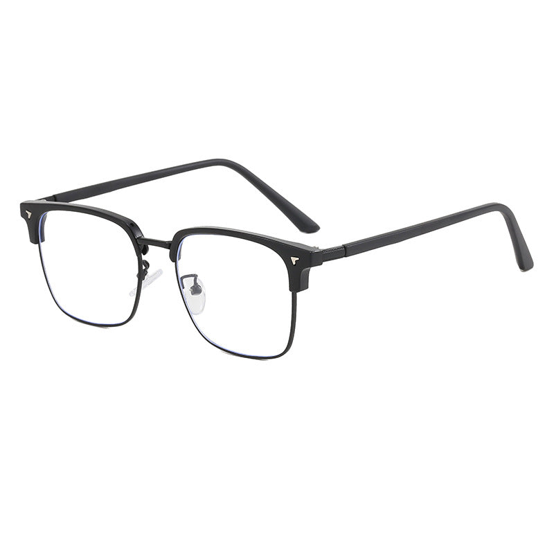 Damen elegante quadratische Brille mit leichtem Metallrahmen Brehn
