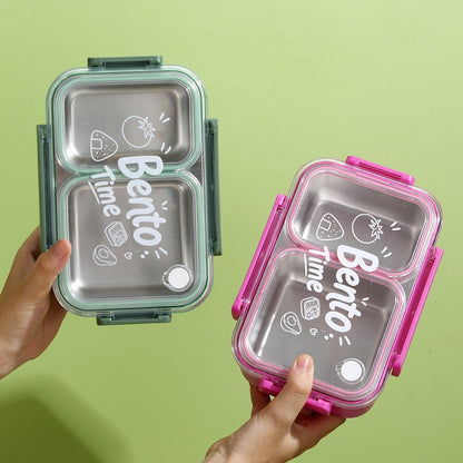 Multi-Compartment BPA-freie Bento-Lunchbox mit luftdichtem Deckel