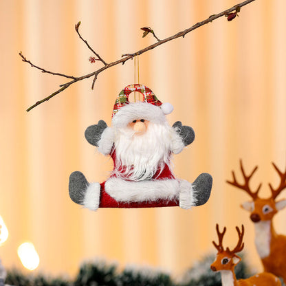 Dekorative Filz Santa Ornament Schale