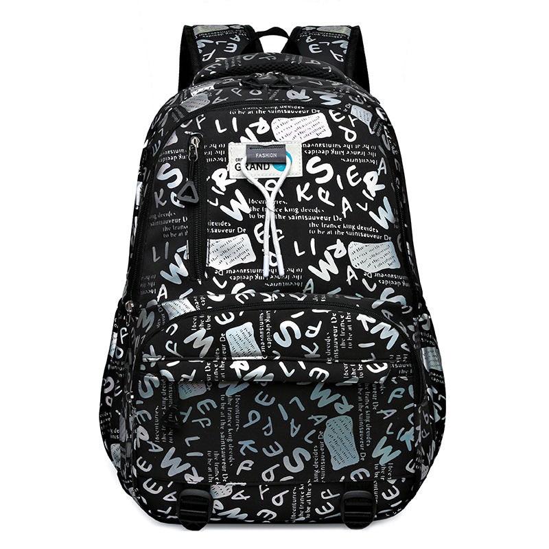 Trendiger Grafikdruck-Rucksack