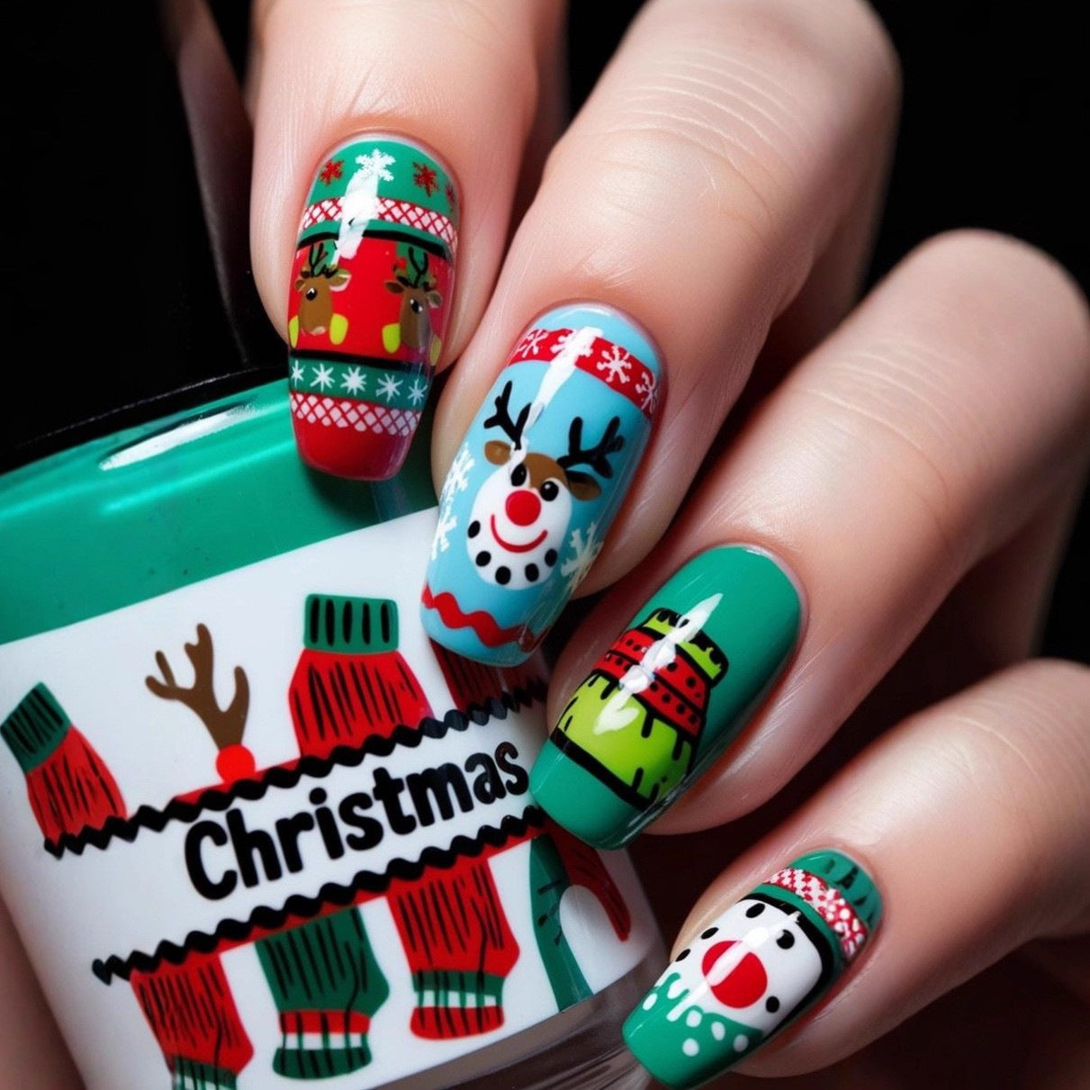 Festliche Nagelkunst Brehn
