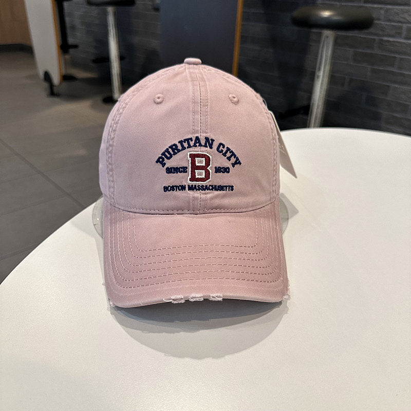Herren Vintage-inspirierte bestickte Baseballmütze Brehn