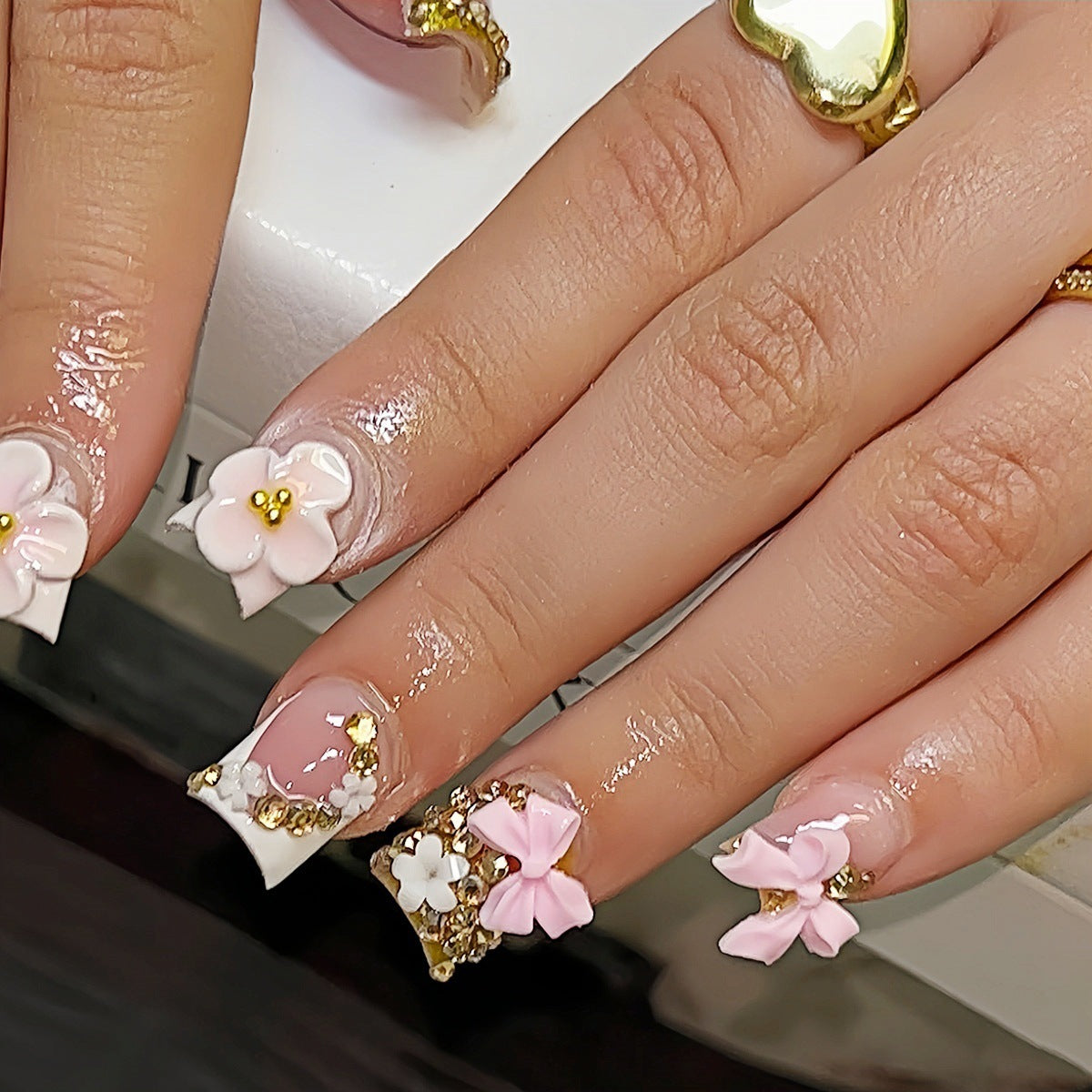 Floral Design Press-On Nägel Brehn