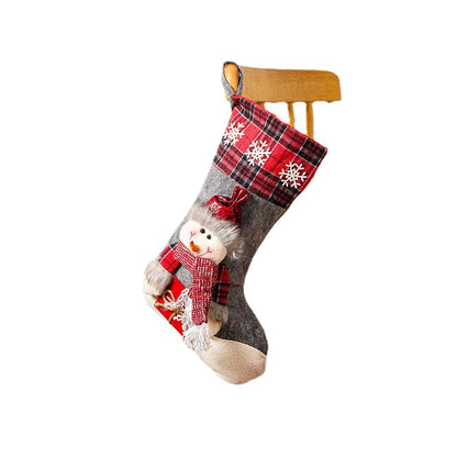 Festlicher Weihnachtsstrumpf mit Rentiermotiv Brehn