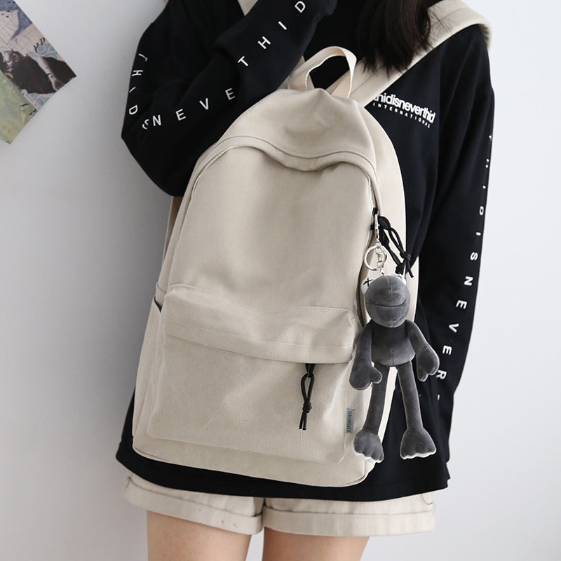 Weicher Canvas Alltags-Rucksack Brehn