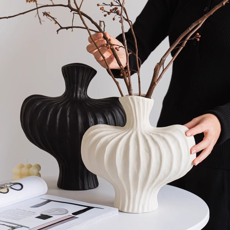 Stilvolle Keramikkunst Vase Brehn