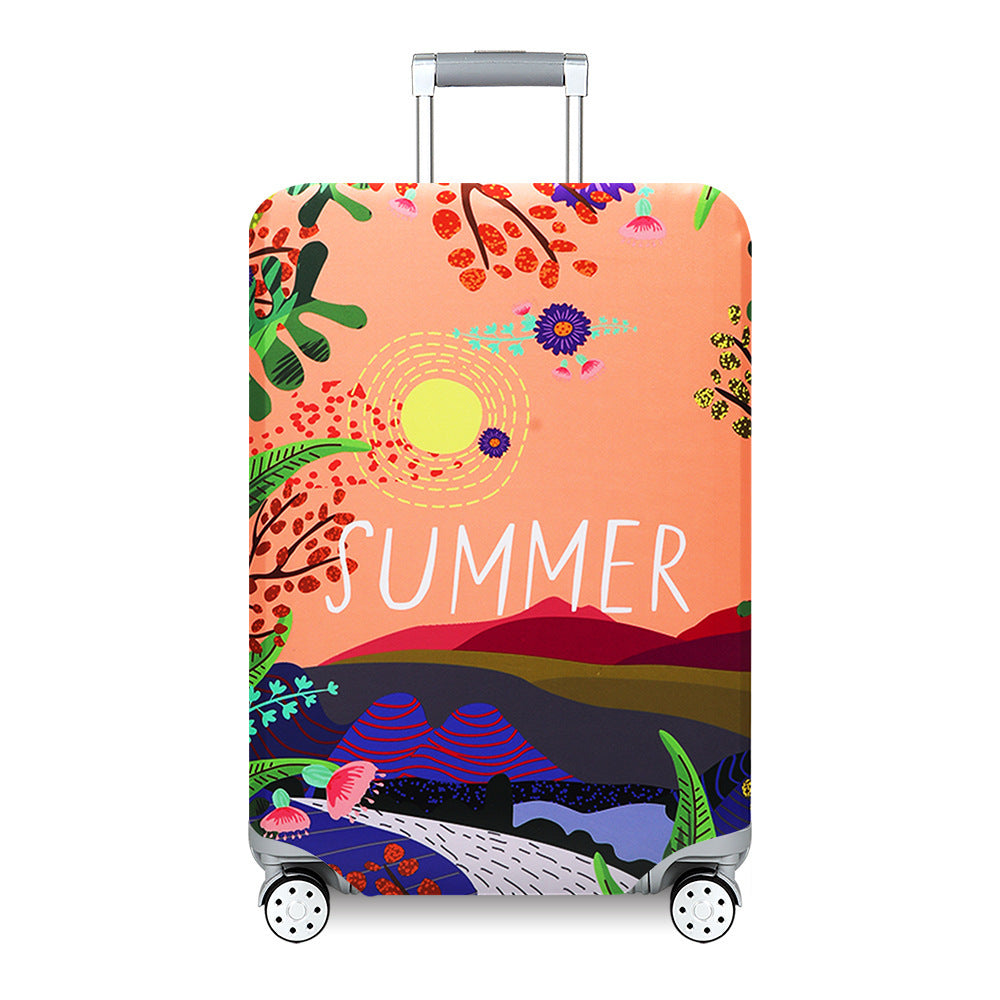 Damen Reise-Koffer mit farbenfrohem Blumendesign Brehn