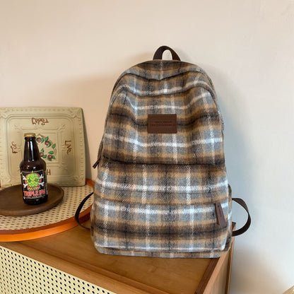 Stylische Karierte Rucksack Brehn