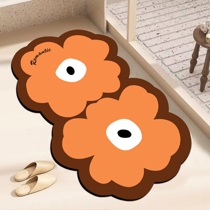 Dekorative blumenförmige Fußmatte Brehn