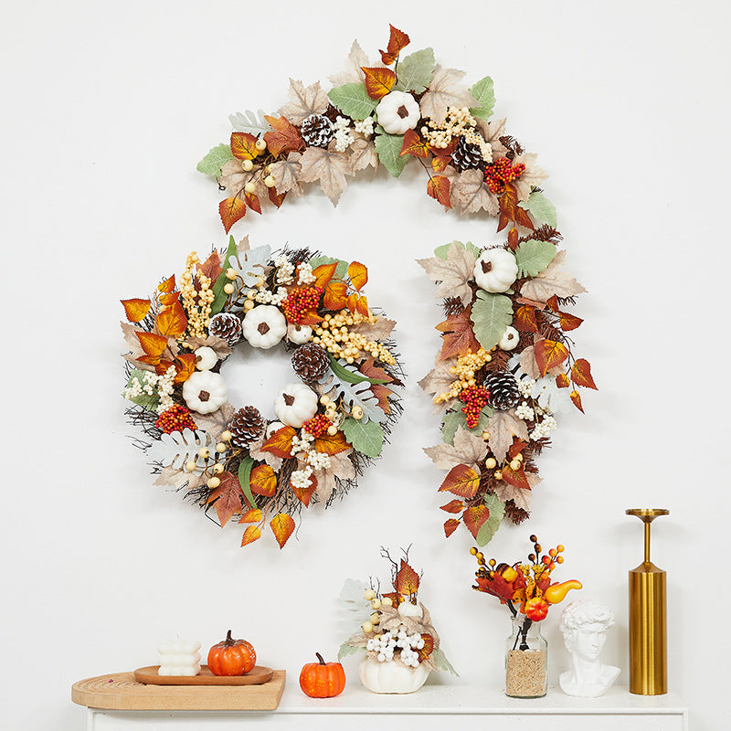 Herbst-inspirierter Blumenkranz