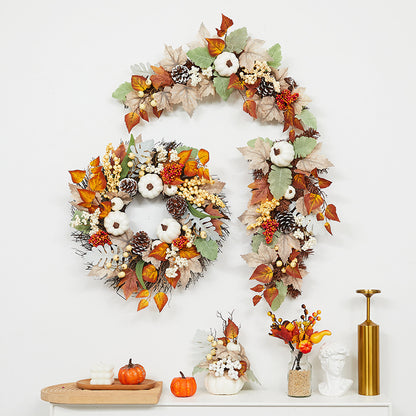 Herbst-inspirierter Blumenkranz