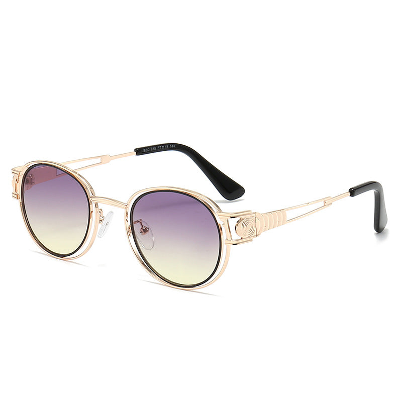 Damen Sonnenbrille mit modischem Metallrahmen und komfortablen Nasenpads Brehn