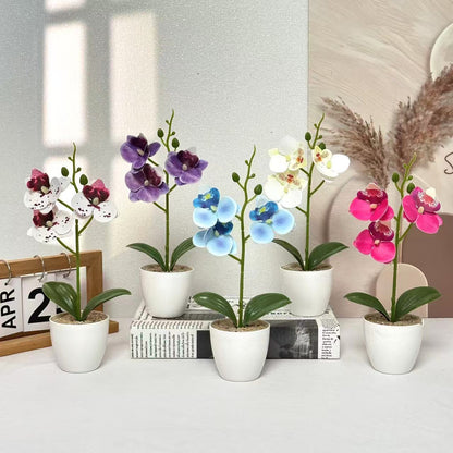 Elegante Kunst-Orchideen-Pflanzenschmuck