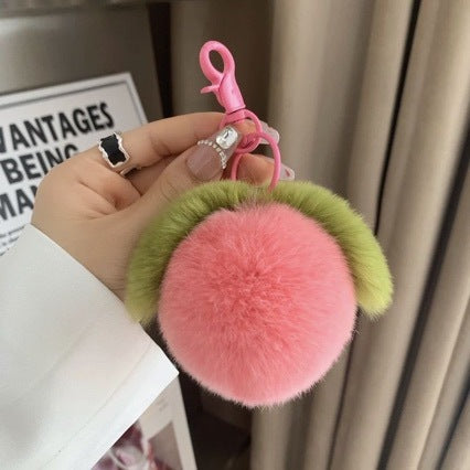 Plüsch Obst Pom Pom Schlüsselanhänger Brehn