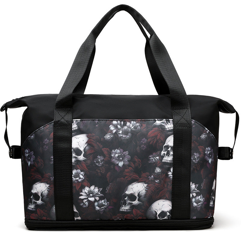 Künstlerisches Schädel-Druck Sport Duffel Tasche Brehn