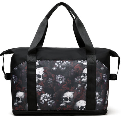 Künstlerisches Schädel-Druck Sport Duffel Tasche Brehn