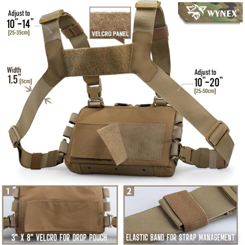 Multifunktionale Tactical Umhängetasche Brehn