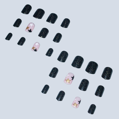 Funkelndes Sternen-Themen Nagelkunstset