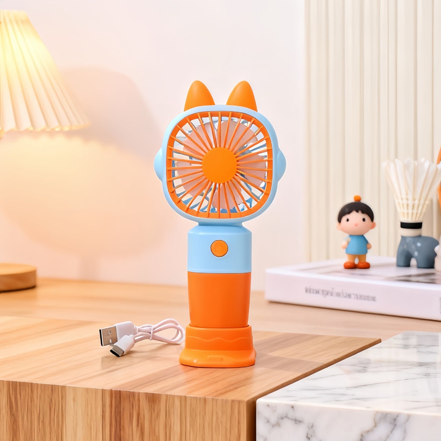Damen Tragbarer Handventilator mit niedlichem Tierdesign Brehn