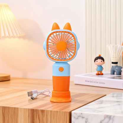 Damen tragbarer Handventilator im niedlichen Löwen-Design Brehn