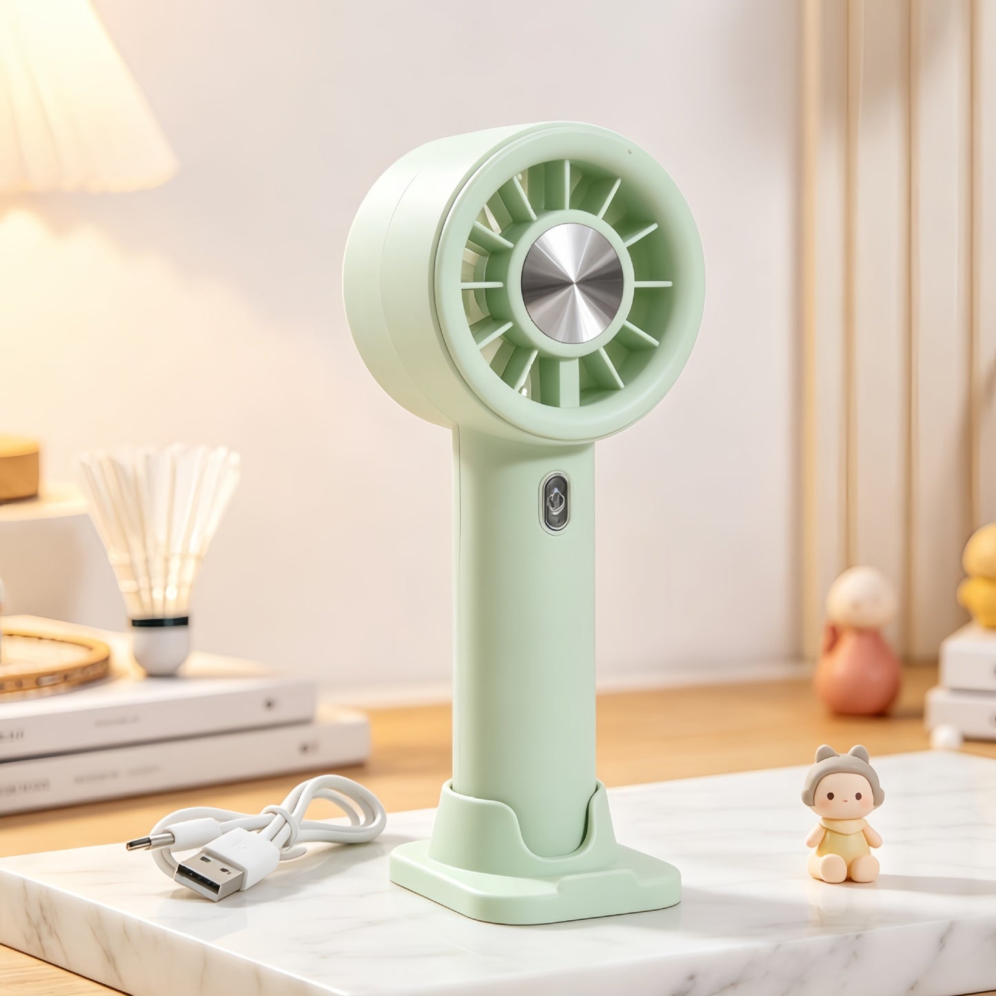 Damen Tragbarer Handventilator mit multifunktionalem Ladeanschluss Brehn