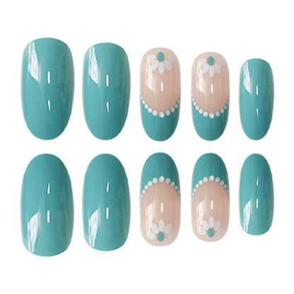 Elegantes florales Akzent-Nagelkunst-Set Brehn