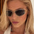 Damen exklusive Cat-Eye Sonnenbrille mit eleganten Verzierungen Brehn