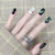 Kreatives Kunstnagelset mit geometrischen Mustern Brehn
