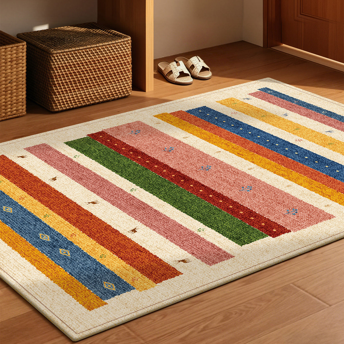 Eleganter dekorativer Teppich