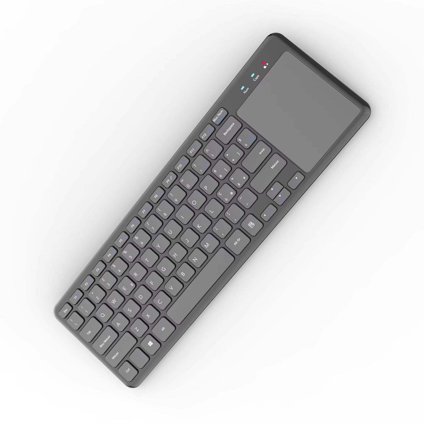 Ultra-Schlanke Kabellose Tastatur mit Touchpad Brehn