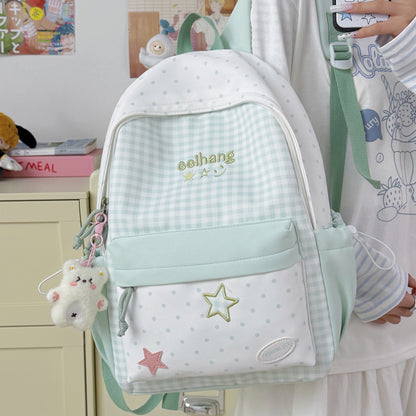 Stylischer gemusterter Rucksack Brehn
