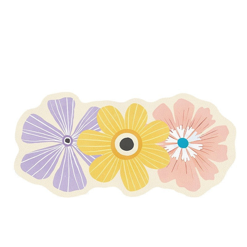 Dekorativer Floral Badteppich Brehn