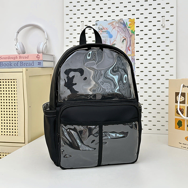 Zeitgenössischer Transparenter Schulrucksack