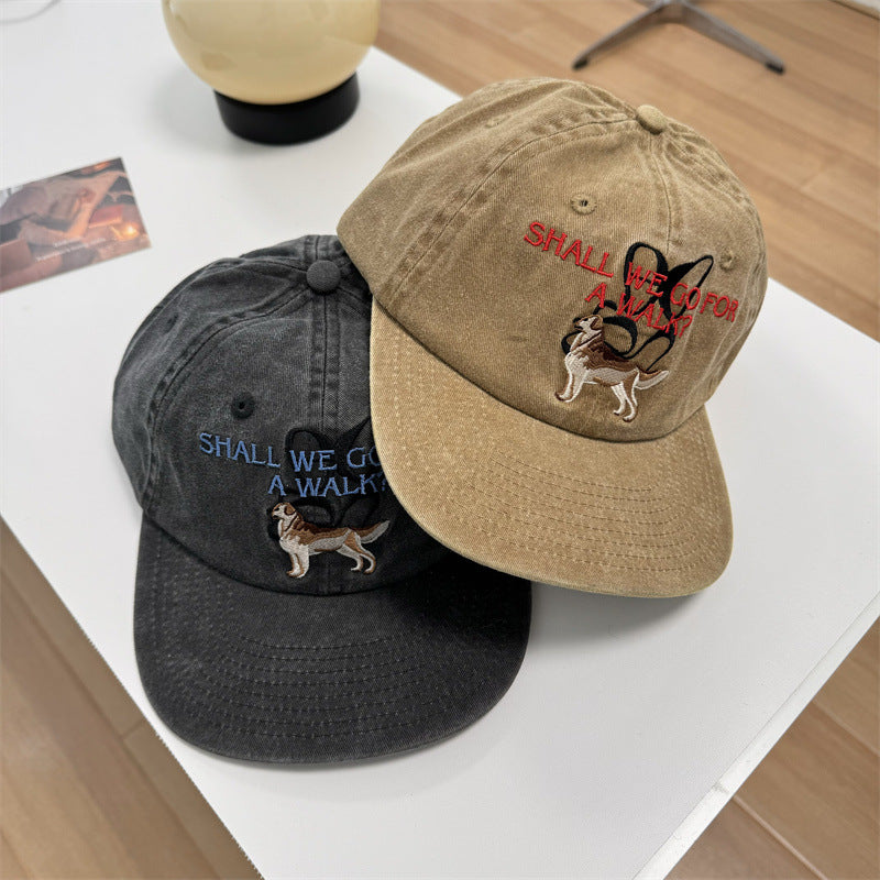 Unisex Lustige Bestickte Hundethemen Kappe Brehn