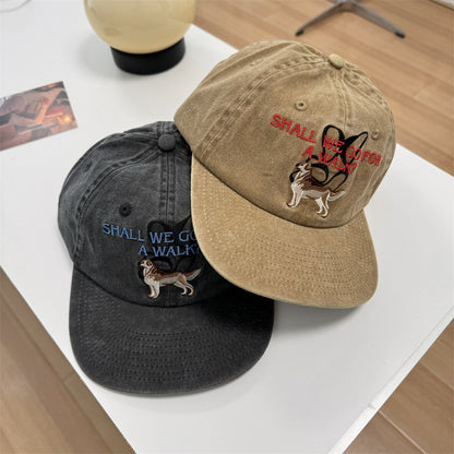 Unisex Lustige Bestickte Hundethemen Kappe Brehn