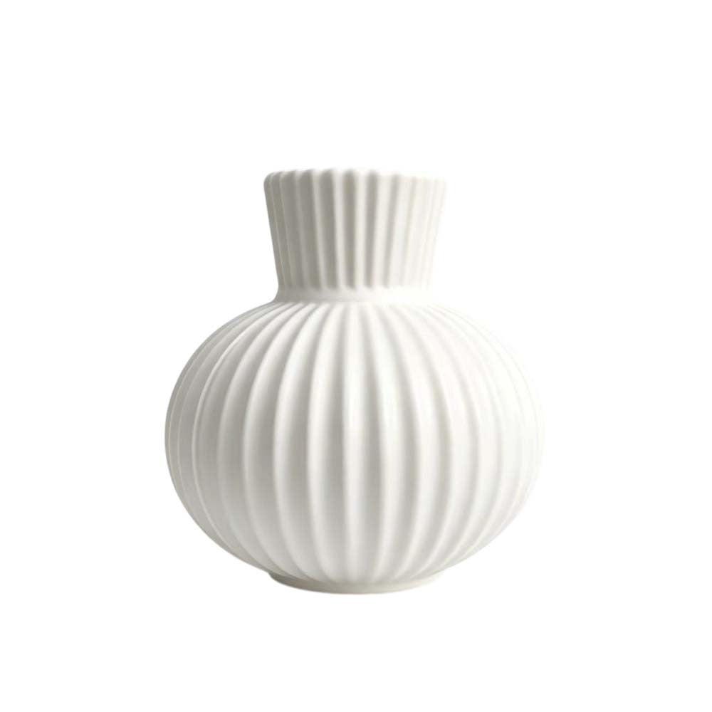 Elegante gerippte Keramikvase Brehn