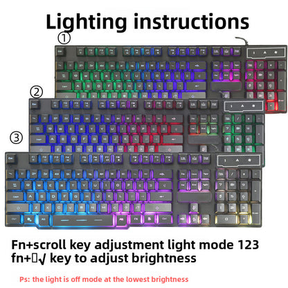 Rgb Beleuchtete Gaming-Tastatur Brehn