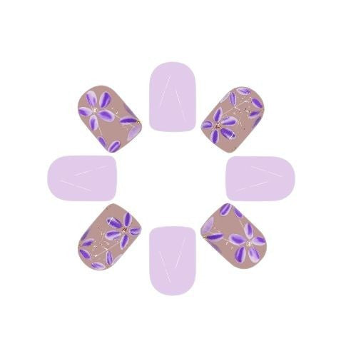 Floral Gel Nagelkunst Brehn