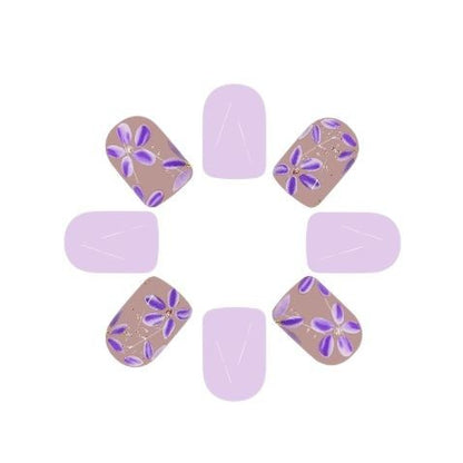 Floral Gel Nagelkunst Brehn